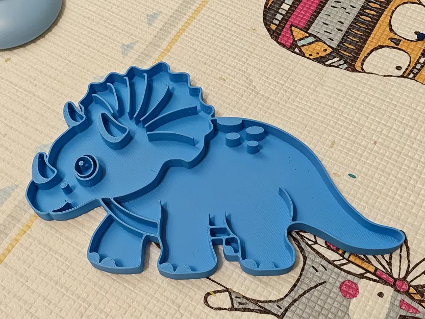 Triceratops - Khay Cảm Giác Cho Bé - Image 2