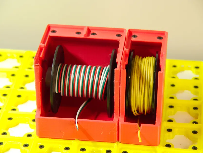 Giá đỡ cuộn dây Gridfinity có thể xếp chồng - Image 1