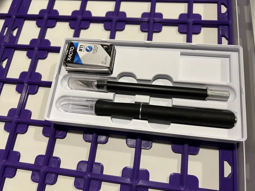 Hộp Đựng Dao Xacto Kiểu Gridfinity XL - Image 1