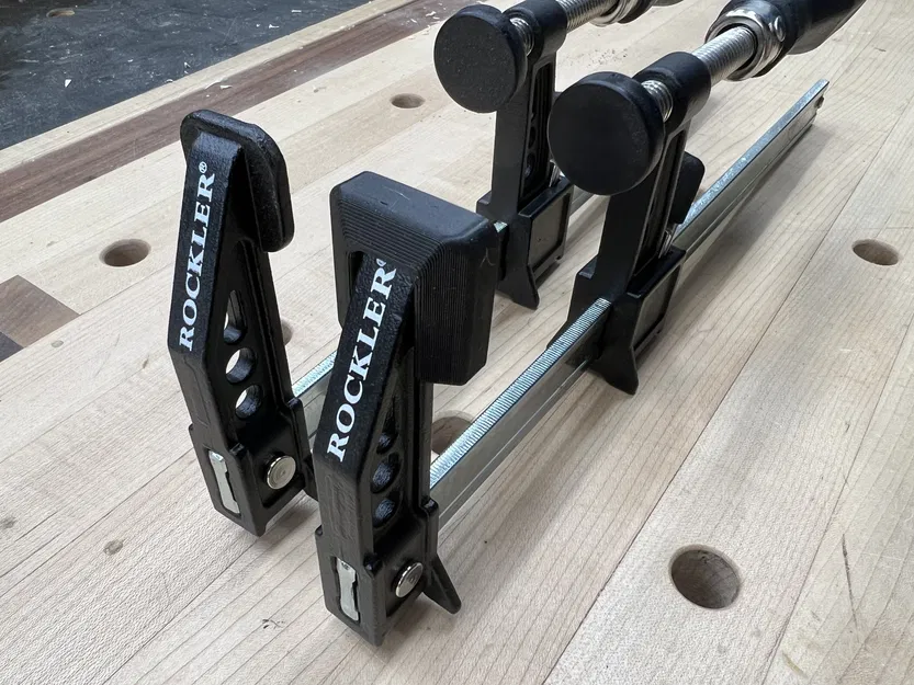 Chân bảo vệ cho kẹp F Rockler chân đế đen - Image 1