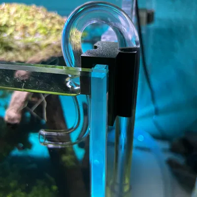 Kẹp Kính Ống Nước Vào Ra Hồ Cá