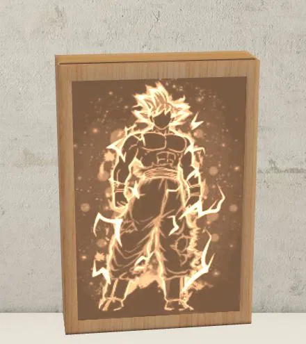 Mô hình Lithophane Goku Ultra Instinct - Image 2