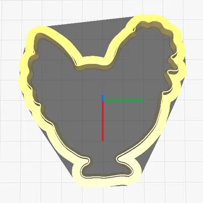 Khuôn Cắt Bánh Hình Gà