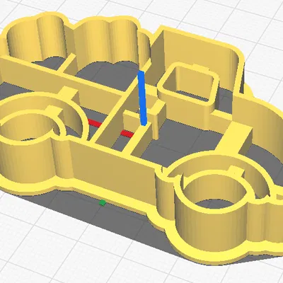 Khuôn Cắt Bánh Quy Hình Xe Tải Bí Ngô