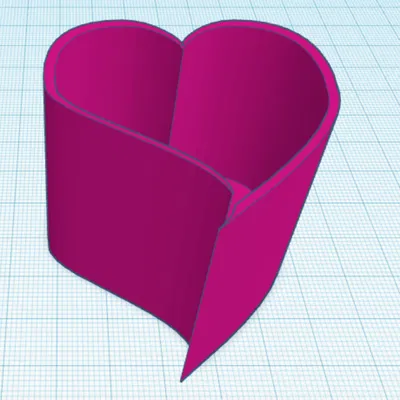 Hộp đựng bút hình trái tim