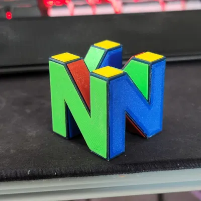 Logo Nintendo 64 3D