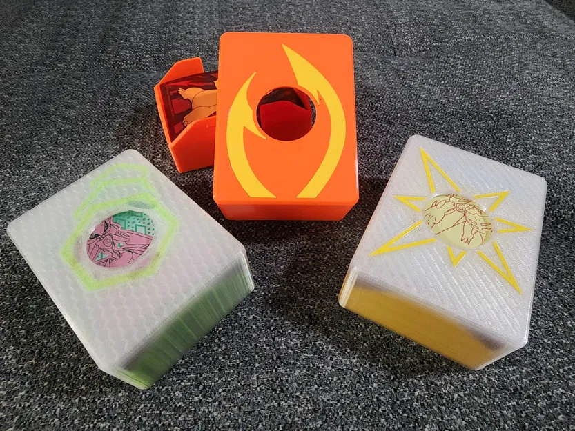 Hộp Đựng Bài Pokemon TCG Dành Cho Bài Có Bao - Hai Chất Liệu - Image 1
