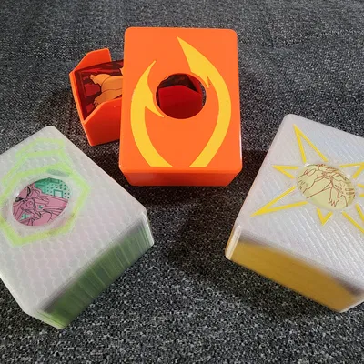 Hộp Đựng Bài Pokemon TCG Dành Cho Bài Có Bao - Hai Chất Liệu