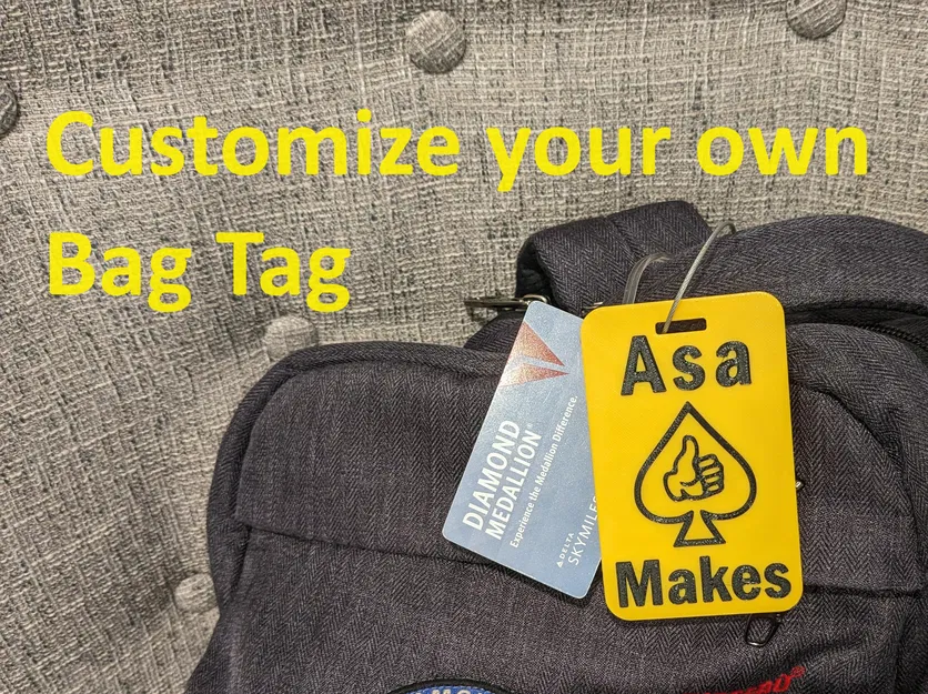 Móc Chìa Khóa Túi - File CAD Fusion360 và OpenSCAD tùy chỉnh! - Image 1