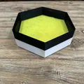 Khay Xúc Xắc Lục Giác Xếp Chồng (có khuôn dán nỉ) - Thumbnail 3