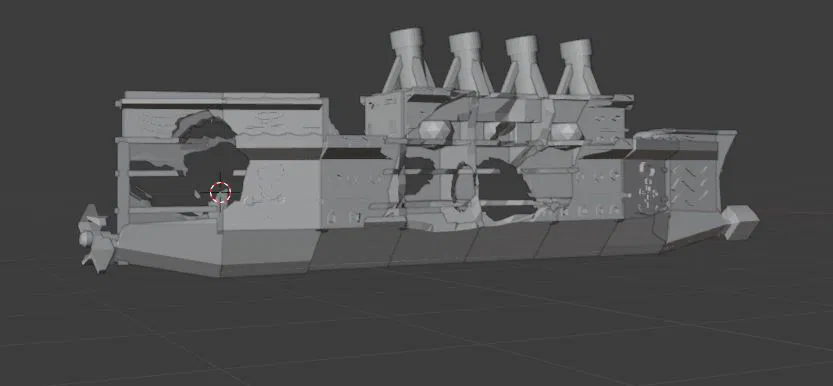 Mô hình Tàu Bị Đắm cho Bể Cá hoặc Dùng Làm Đồ Trang Trí - Image 1