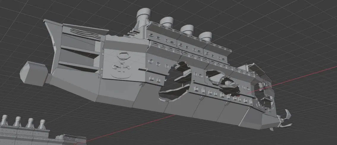 Mô hình Tàu Bị Đắm cho Bể Cá hoặc Dùng Làm Đồ Trang Trí - Image 2