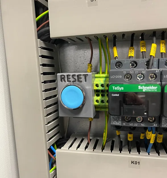 Nút bấm gắn ray DIN - Image 2