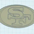 Nam Châm Logo 49ers - Thumbnail 1