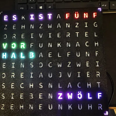 Diffusor Plate cho Đồng Hồ Chữ