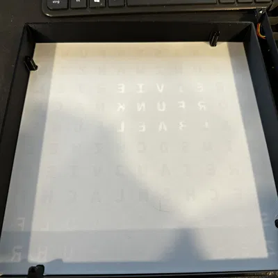 Diffusor Plate cho Đồng Hồ Chữ