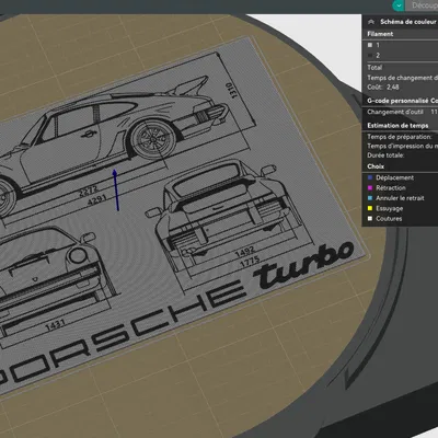 Bản vẽ Kỹ thuật Xe Porsche 911 Turbo (kiểu 930)