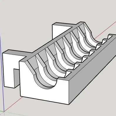 Giá đỡ pin LR44 cho bảng đục lỗ Ikea Skadis
