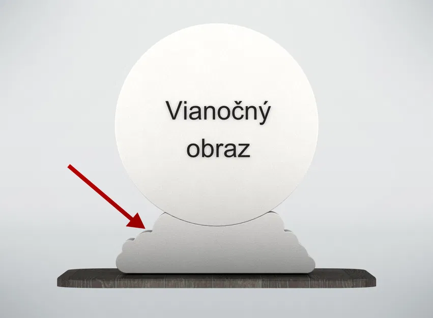 Chân đế cho Vianočný obraz - Image 1
