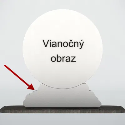 Chân đế cho Vianočný obraz