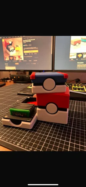 Hộp đựng băng GameBoy Advance hình Pokéball - Image 1