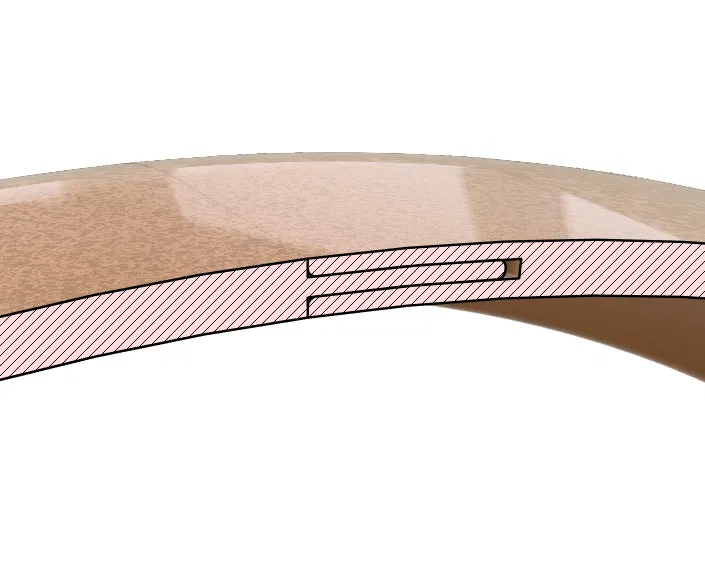 Chắn bùn trên HYPERFORMA Split Slim cho Floatwheel ADV-ADVPro (5°-12mm preload) - Image 9