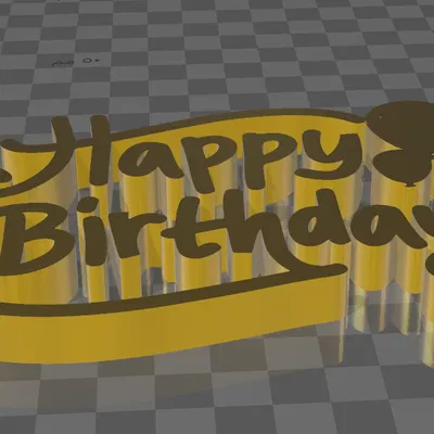 Chúc mừng sinh nhật 3D
