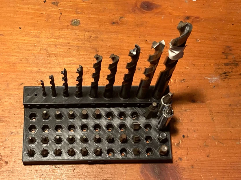 Giá đỡ để bàn cho đầu vít và mũi khoan - Image 1