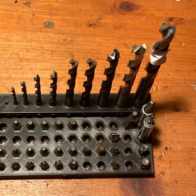 Giá đỡ để bàn cho đầu vít và mũi khoan