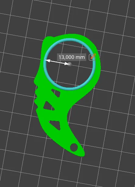 Móc Khóa Keyrambit Cho Vòng Bi 6803 - Image 2