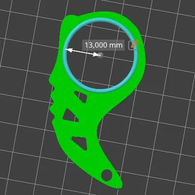Móc Khóa Keyrambit Cho Vòng Bi 6803