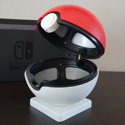 Mẫu Pokeball 3D