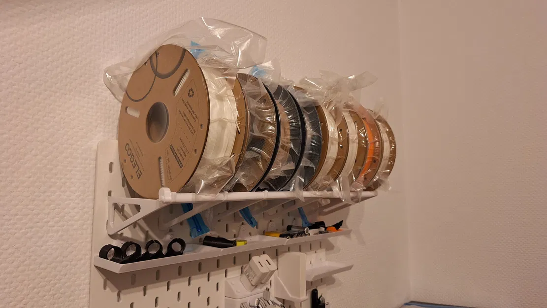 Giá đỡ cuộn dây Filament [Skadis; chỉ in] - Image 1