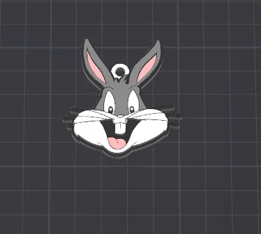 Móc khóa / Mặt dây chuyền hoạt hình Bugs Bunny - Image 1