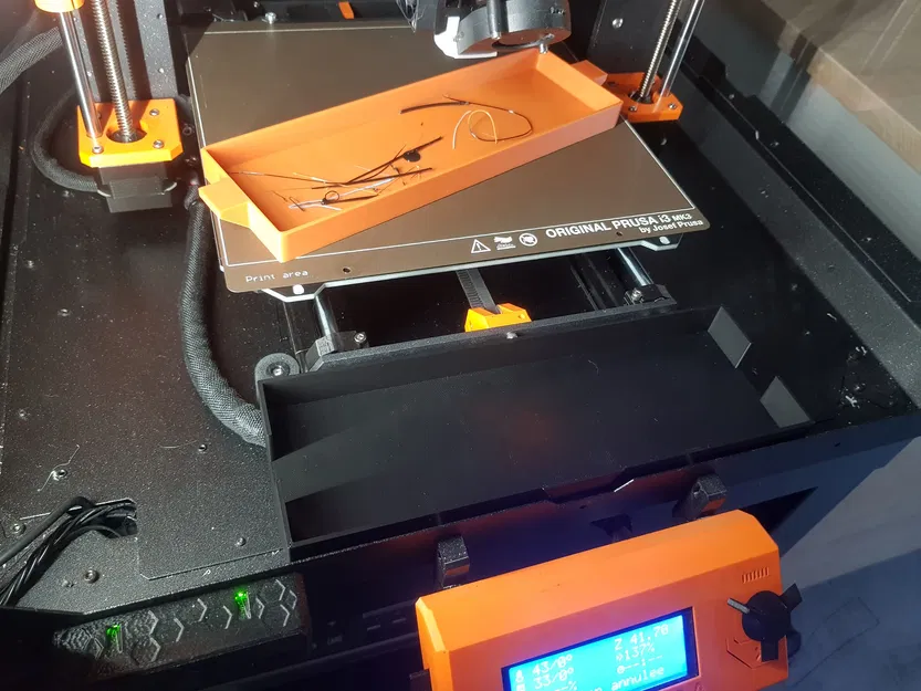 Thùng Rác Phía Trước Cho Prusa Enclosure Gốc - Giữ Enclosure Sạch Sẽ! - Image 3