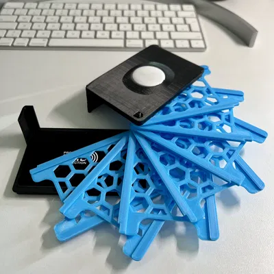 FanOutWallet 7 Thẻ/2 Khe cho Thẻ RFID/Mặt lưng MagSafe/Mặt trước AirTag