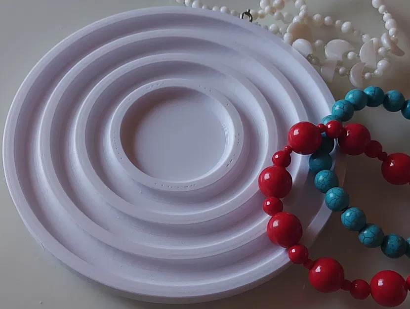 Khay tròn đựng hạt làm vòng tay hoặc vòng cổ - Image 2