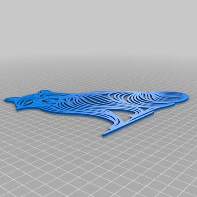 Tranh treo tường Raccoon / Mýval tối giản