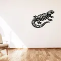 Lizard / Ještěrka voronoi trang trí tường - Thumbnail 1