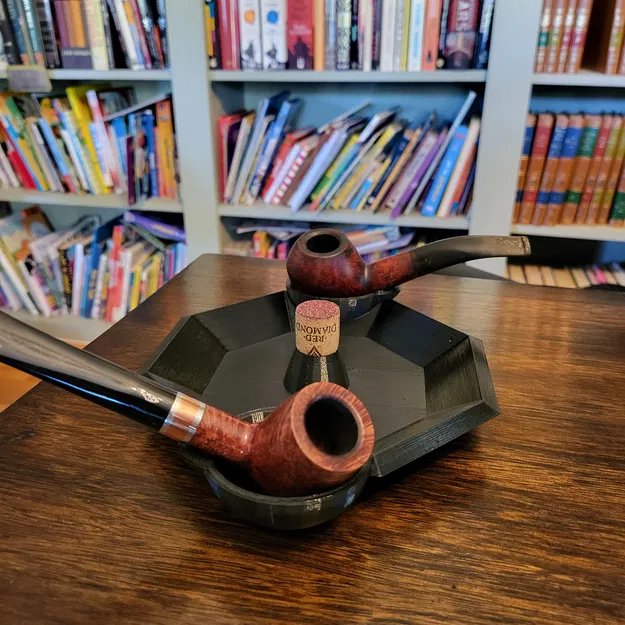 Gạt Tàn Tẩu Thuốc Có Nút Bần Ở Giữa - Image 1