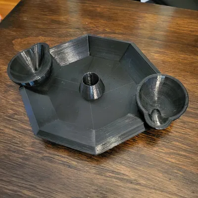 Gạt Tàn Tẩu Thuốc Có Nút Bần Ở Giữa