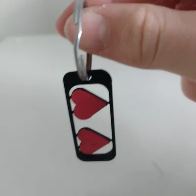 Móc khóa Trái Tim Valentine V2