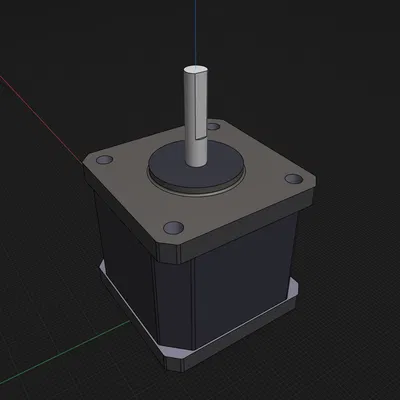 Mô hình Động cơ bước Nema 17 Tỷ lệ 1:1