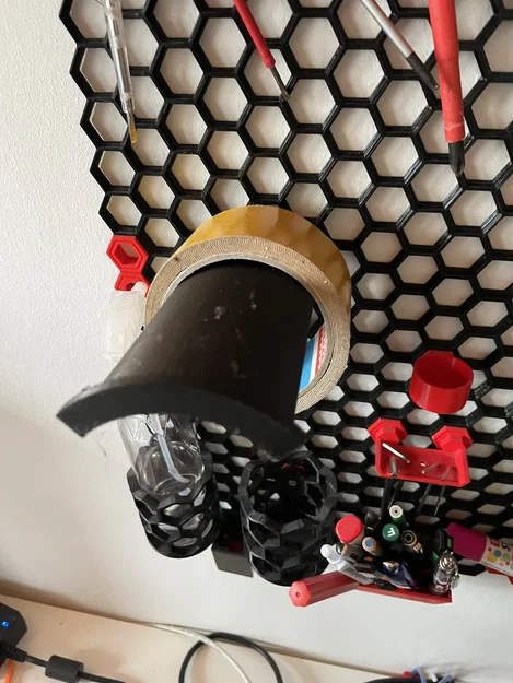 Giá Đựng Băng Keo Dài Cho Tường Tổ Ong - Image 2