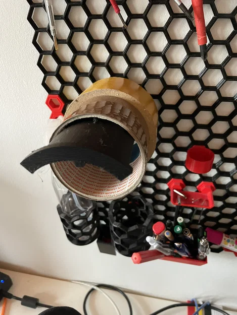 Giá Đựng Băng Keo Dài Cho Tường Tổ Ong - Image 3