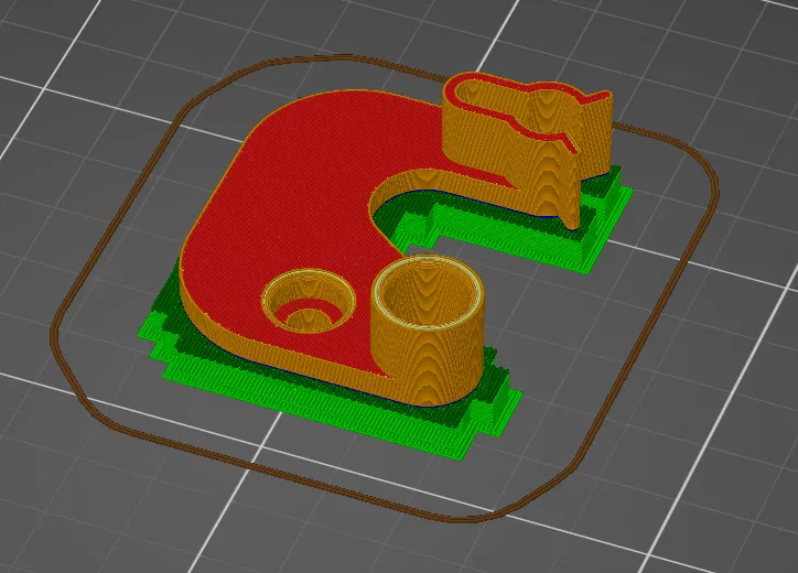 Bản lề tủ đông Upo / Gorenje (cánh phải) - Image 2