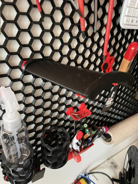 Giá Đựng Băng Keo Dài Cho Tường Tổ Ong - Image 5