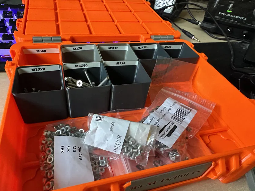 Khối Hiệu Chỉnh Hệ Số Đùn và Nhân Rộng Gridfinity Bin - Image 4