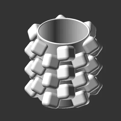 Chậu Hoa Hình Khối Lập Phương