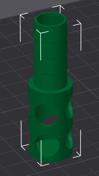 Đầu phun làm vỡ tia nước / Filler nozzle - Image 1